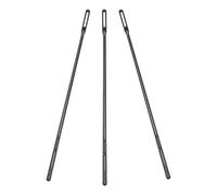 MOKKHNB Limpiador de Flauta y Clarinete de Plástico Negro Diseño Flexible y Mango Ergonómico para Cuidado Antes Actuación y Ensayo, Pack de 3 Piezas