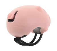 MOKKHNB Luz de Bicicleta Forma de Cerdito en Silicona y Plástico Rosa para Manillar, Luz Suave Que Mejora la Visibilidad en Ciclismo y Condiciones de Lluvia para Niñas
