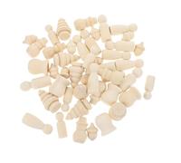 MOKKHNB Marionetas de Bricolaje de Madera sin Terminar para Pintar, Adornos DIY Diseño Mini y Color Beige, Ideales para Decorar Jardín de Infancia o Tienda