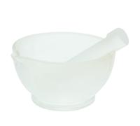 MOKKHNB Mortero de Vidrio 90 Mm Práctico y Multifuncional para Moler Especias y Medicamentos, Cuenco Triturador Pequeño para Cocina y Laboratorio, Suministros Químicos y Estilo Aleatorio