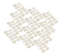MOKKHNB Números de Madera DIY para Reloj Digital 100 Piezas sin Pintar, Material Madera Ligera Detalles Delicados, Adecuado para Decoración y Manualidades Escolares