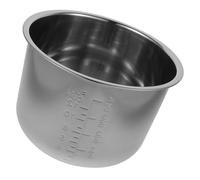 MOKKHNB Olla Interior para Olla Arrocera De 6l Interior De Acero Inoxidable 304, Antiadherente Fondo Grueso, Suministro De Cocina Eléctrica para Cocinar Arroz, Hacer Pasteles y Uso Multiusos