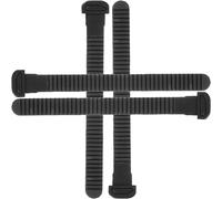 MOKKHNB Pack de 4 Correas de Hebilla para Patines de Hielo y Roller Skates, Correas en Forma de T de Material PVC Negro con fijación Segura para Calzado de competición y Varios Estilos