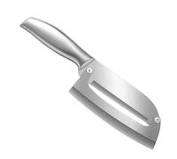MOKKHNB Pelador de verduras de acero inoxidable de alta resistencia con mango ergonómico - Cuchillo profesional para caña de azúcar, ideal para cocinas y restaurantes. Ideal para calabaza, piña y