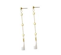 MOKKHNB Pendientes Colgantes Estrella Anti-pérdida para Mujer, Joyería Resistente para Auriculares, Accesorios Prácticos para Deporte y Uso Diario, Diseño Único en Metal Duradero,