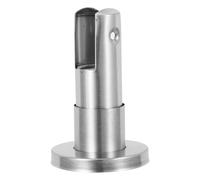 MOKKHNB Pies de soporte para mamparas de baño público en acero inoxidable con altura ajustable 45-65 mm y función de instalación confiable para otras instalaciones similares