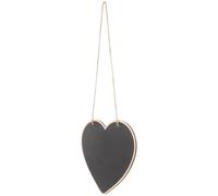 MOKKHNB Pizarra Pequeña de Madera Negra Ligera para Mensajes Cuerda para Colgar, Adecuado para Oficina y Decoración Creativa en Puertas o Paredes