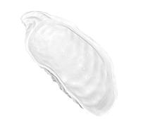 MOKKHNB Plato de Cerámica para Servir Ostras, Bandeja Creativa de Cocina Molecular, Color Blanco Puro, Diseño Irregular, Vajilla Multifuncional para Sushi y Aperitivos, Apto