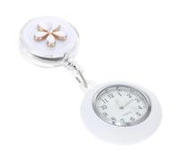 MOKKHNB Relojes de Enfermera Colgantes Decorativos, Reloj de Bolsillo Portátil para Mujer, Material Duradero, Esfera Clara, Color 06, Uso Profesional Hospitalario