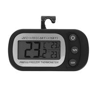 MOKKHNB Termómetro para congelador: Termómetro magnético para refrigerador - Pantalla digital LCD de esfera grande y fácil lectura para cocinas, restaurantes y refrigeradores