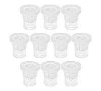 MOKKHNB Tornillos perno de plástico transparente con arandelas para proyectos DIY y montaje de señales, kit de 10 piezas con todos los componentes necesarios