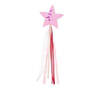 MOKKHNB Varita de Princesa con Cintas Decorativas para Adorno para Cumpleaños Props para Fotos y Fiestas Varita Mágica para Celebraciones y Danza