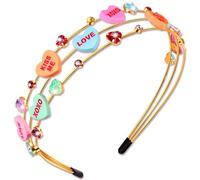 mokkia Diadema de Acción de Gracias y otoño para mujer, accesorios de Acción de Gracias, esmaltada, pavo, hoja de arce, calabaza, diadema con diamantes de imitación, trajes de otoño y regalos de