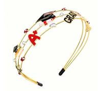 mokkia Diadema de graduación para mujer, diadema de graduación con diamantes de imitación, diadema con joyas para la escuela secundaria, universidad, regalos de graduación, accesorios (graduación A)