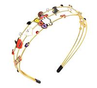 mokkia Diadema de Halloween para mujer, accesorios de Halloween, diadema esmaltada de fantasma, diadema con diamantes de imitación, trajes de Halloween, regalos de vacaciones (Halloween 3)