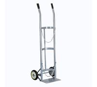 MOKLYF Carrito de Mano para oxígeno con asa y Dos Cadenas de protección, Organizador de oxígeno para un Solo Cilindro de Gas, Carrito par(