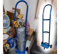 MOKLYF Carrito rodante para Tanques de oxígeno con Ruedas, Universal para Laboratorios, fábricas y clínicas. Organizador de oxígeno durad(