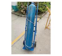 MOKLYF Carro rodante para Tanque de oxígeno con Ruedas Resistentes, Estante Organizador portátil de Acero para Cilindros de oxígeno/cilin(Azul