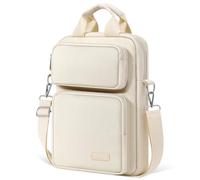 MoKo 13" Funda para tablet compatível con iPad Air M3 13, iPad Pro 12,9, iPadPro 11, Galaxy Tab S9+ 12,4, Surface Pro 12,3, Funda de transporte con 3 capas y correa desmontable, Caqui Claro