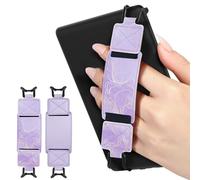 MoKo 2 PC Correa Manual de Seguridad para la Tableta de Fire de 6-8 "Kindle Ereaders-Kindle/Kobo/Voyaga/Lenovo/Sony E-Book, Boqueta, Versátile Versátil con Correa para la Mano, Púrpura Taro+Ribete