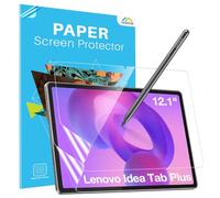 MoKo 2 Piezas Protector Pantalla Paperlike para Lenovo Idea Tab Plus 12,1" 2025/Tab K12, Mat Película Antirreflejos Para Escribir y Dibujar Como en Papel, Alta Sensibilidad