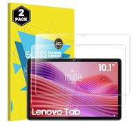 MoKo 2 Piezas Protector Pantalla para Lenovo Tab 10,1" 2025 (TB311FU/TB311XU), Cristal Vidrio Templado Film Película Protectora Dureza 9H Transparencia HD, Alta Definición, Sin Burbujas, Anti-Arañazos