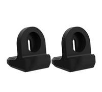 MoKo 2-PZS Soporte de Cargador Compatible con Galaxy Watch Active/Active 2 40mm 44mm/Galaxy Watch 3 41mm 45mm, Soporte de Carga Portátil de Silicona Antideslizante Base, Estación de Carga - Negro