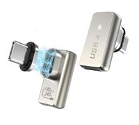 Moko 240W Adaptador Magnético USB C, 24 Pin, 40Gbps, USB4, 8K 60Hz, 2 PZS