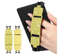 MoKo 2 Paquete Correa Manual de Seguridad para la Tableta de Fire de 6-8 "Kindle Ereaders-Kindle/Kobo/Voyaga E-Book, Boqueta, Versátile Versátil con Correa para la Mano, Giallo Limone+Giallo Glitter