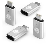 MoKo 4PZS Adaptador Lightning a USB C, Adaptador iPhone a Tipo C para 15/16 Pro/16 Pro Max/16 Plus, iPad, Galaxy S24/S23, Carga Rápida/Transferencia Datos, NO para Auriculares/Audio/OTG, Plata 35W