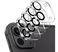 MoKo [4PZS Cámara Lente Protector para iPad Pro 11 Pulgadas/iPad Pro 13 Pulgadas M4/M5 2024/2025, 9H Protector de Lente de Cámara de Vidrio Templado Antiarañazos