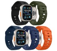 MoKo 5PZS Ocean Correa para Apple Watch Ultra 3/2/1 49mm,S11/S10 46mm,9/8/7 45mm,SE3/SE2/SE/6/5/4 44mm,3/2/1 42mm,Silicona Pulsera Deportiva Correa para Hombres y Mujeres,Multicolor B
