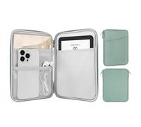 MoKo 6-7'' eReader Sleeve Bag para iPad Mini 7 (A17 Pro)/6/5/4/3/2,7'' ereader Colorsoft Signature Edition, 6'' ereader 11th/10th/8th Gen, 6.8'' ereader Paperwhite 11th/10th Gen 2021/2018, Bodhi Verde