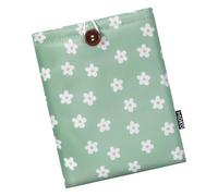 MoKo 6-7 Pulgadas de 6-7 Pulgadas para Kindle Colorsoft, Kindle Paperwhite 12th Gen 2024, Kindle 2022-2016, Bindle Pouch para Oasis/Voyage/Kobo Ereader, Flor Verde
