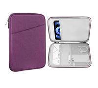 MoKo Funda Protectora 9-11" para iPad Pro 11 M4 2024, 11" iPad Air M2 2024, iPad 10th 10,9 2024/iPad Air 5/4 10,9, Galaxy Tab S9/S8/A8/A7 2022, Morado