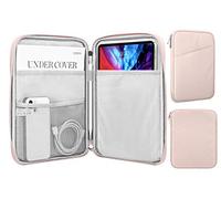 MoKo Funda Protectora 9-11" para iPad Pro 11 M4 2024, 11" iPad Air M2 2024, iPad 10th 10,9 2024/iPad Air 5/4 10,9, Galaxy Tab S9/S8/A8/A7 2022, Rosa