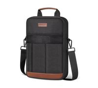 MoKo 9-11 Pulgadas Funda para Tablet, Funda de Transporte portátil con asa retráctil y Correa de Hombro Ajustable, para 11 Pulgadas iPad Air M3 2025, iPad 10th Gen 10.9, Air 5/4. 10.9, Negro + Gris