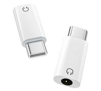 MoKo Adaptador Auriculares USB Tipo C a Audio Aux, Dongle de Conector Auxiliar de 3,5 mm de Tipo C a Auriculares para iPhone 16 15 Pro MAX Plus, Galaxy S24 S23 S22, iPad Air/Pro, MacBook, Pixel