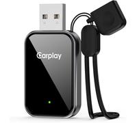 MoKo Adaptador CarPlay Inalámbrico, 2025 Actualizado CarPlay con Cable a Inalámbrico, Adaptador Bluetooth Car Play con Respuesta Rápida y Estable para iPhones iOS 10+ y Coches con Car Play Integrado