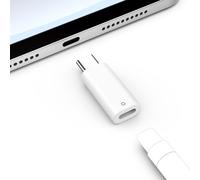 MoKo Adaptador de Carga USB C a Pencil Compatible con Apple Pencil 1ª Generación, Conector de iPencil para iPad 10ª Gen., Adaptador USB-C a Apple Pencil para Carga, Emparejamiento Bluetooth