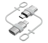 MoKo Adaptador Lightning a USB C, 2 PZS Adaptador de iPhone a Tipo C para iPhone 16/16 Pro/15 Pro Max/15 Plus, Galaxy S24/S23, iPad, Adaptador USB C a Lightning, NO para Auriculares/OTG, Plata