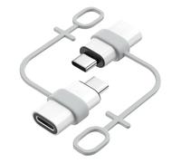 MoKo Adaptador Lightning a USB C 2 Piezas, Adaptador USB-C a Lightning para iPhone 15/16 Pro/16 Pro Max/Plus, Galaxy S24,iPad, NO para Auriculares/Auriculares/Unidad de Disco Duro/OTG Lightning,Blanco