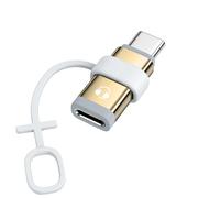 MoKo Adaptador Lightning a USB C Audio, Adaptador Lightning a USB Tipo C para Auriculares para iPhone 16 15 Pro MAX Plus, iPad Air/Pro/Mini, No para Carga/Transferencia de Datos, Oro
