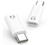 MoKo Adaptador Lightning a USB C para Auriculares, Adaptador Lightning a USB C Audio para iPhone 16e/iPhone 16/15 Pro MAX Plus, No Sirve para Cargar/Transferir Datos/Micrófono Altavoz