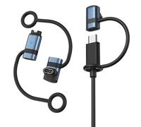 MoKo Adaptador para Cargador Compatible con Garmin Watch 3Pack, Azul-Gris