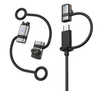 MoKo Adaptador para Cargador Garmin Watch 3Pack, Cargador Reloj Garmin USB C para Fenix 8/7/7X/7S/6, Forerunner 970/570/965/955/265/255/165/55, Vivoactive 5/4S, Venu 3S/2/SQ, Instinct, Epix, Plata