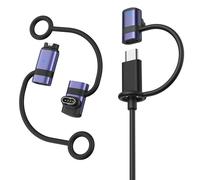 MoKo Adaptador para Cargador Garmin Watch 3Pack, Cargador reloj Garmin USB C para Fenix 8/7/7X/7S/6, Forerunner 970/570/965/955/265/255/165/55, Vivoactive 5/4S, Venu 3S/2/SQ, Instinct, Epix,MoradoGris