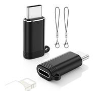 MoKo - Adaptador USB C a Lightning para iPhone 16/16 Pro/16 Pro Max/iPhone 15 Pro Max Plus, para carga, no para auriculares, audio/OTG, color negro