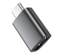 MoKo Adaptador USB C Macho a USB A Hembra 3.2 Gen 2 10Gbps para Carga y Transferencia de Datos, Conector Tipo-C a Tipo-A para iPhone 15 Pro MAX, MacBook Pro, iPad, iMac, Dispositivos Thunderbolt 4/3