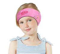 MoKo Banda de Natación Protector de Oídos, Diadema Impermeable Ajustable Elástica Mantenga Tapones, Banda de Neopreno del Pelo de Oreja de Natación para Niño, M, Berro Rosado Ballena